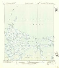 Malheureux Point 1954 topographic map thumbnail