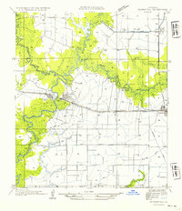 Mermentau 1954 topographic map thumbnail