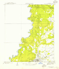 Merryville topographic map thumbnail