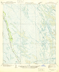 Mink Bayou 1946 topographic map thumbnail