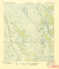 Mink Bayou 1935 topographic map thumbnail