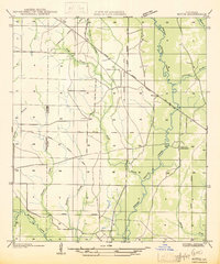 Mittie 1935 topographic map thumbnail