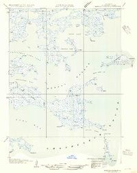 Morgan Harbor 1954 topographic map thumbnail