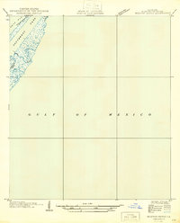 Mudpan Bayou 1946 topographic map thumbnail