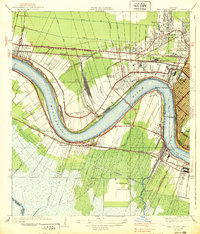 New Orleans West 1938 topographic map thumbnail