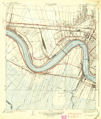 New Orleans West 1938 topographic map thumbnail