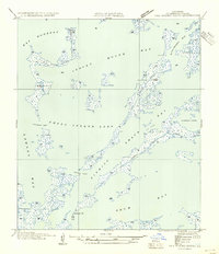 Oak Mound Bayou 1954 topographic map thumbnail