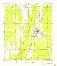 Oakdale 1955 topographic map thumbnail