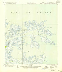 Pass A Loutre East 1954 topographic map thumbnail