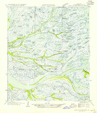 Pass A Loutre West 1954 topographic map thumbnail
