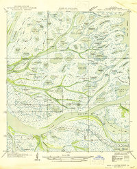 Pass A Loutre West 1947 topographic map thumbnail