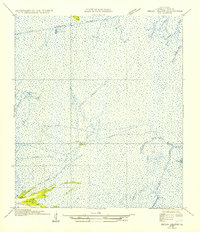 Pecan Island NE topographic map thumbnail