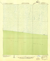 Pecan Island SW 1932 topographic map thumbnail