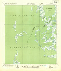 Pelican Pass 1935 topographic map thumbnail