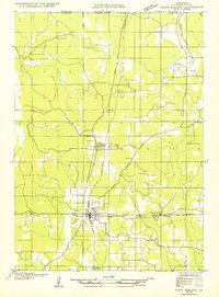Plain Dealing NW topographic map thumbnail