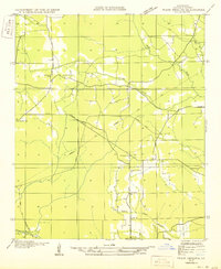 Plain Dealing SE topographic map thumbnail