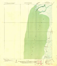 Port Arthur NE 1932 topographic map thumbnail