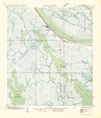 Port Sulphur 1935 topographic map thumbnail