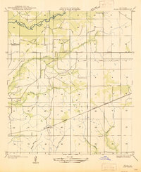 Pujo 1947 topographic map thumbnail