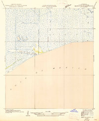 Redfish Point SW 1946 topographic map thumbnail