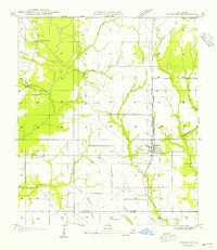 Rosepine 1954 topographic map thumbnail