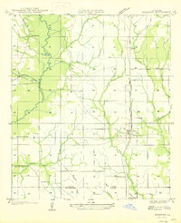 Rosepine 1947 topographic map thumbnail