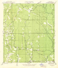 Satsuma 1942 topographic map thumbnail