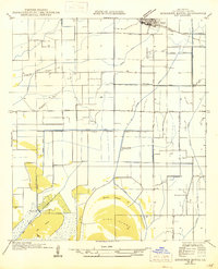 Schooner Bayou NE 1946 topographic map thumbnail