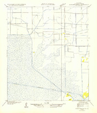 Schooner Bayou NW topographic map thumbnail