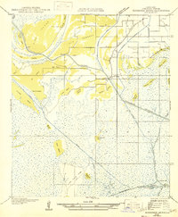 Schooner Bayou SE 1946 topographic map thumbnail