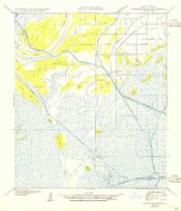 Schooner Bayou SE topographic map thumbnail
