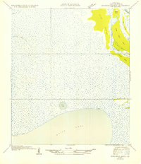 Schooner Bayou SW topographic map thumbnail