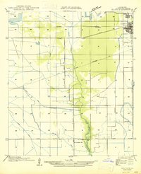 Sulphur 1947 topographic map thumbnail