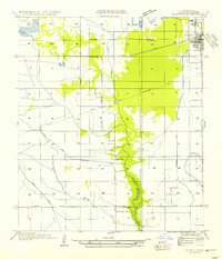 Sulphur 1954 topographic map thumbnail