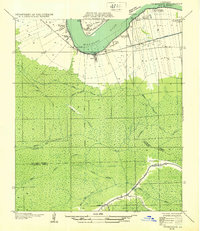 Thibodaux NE topographic map thumbnail