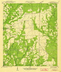 Thigpen 1942 topographic map thumbnail
