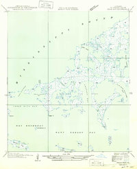 Three Mile Bay 1949 topographic map thumbnail
