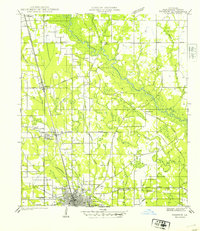 Tickfaw topographic map thumbnail