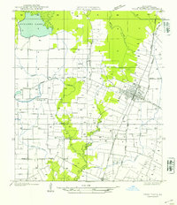 Ville Platte 1947 topographic map thumbnail