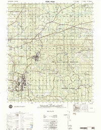 Fort Polk 1977 topographic map thumbnail