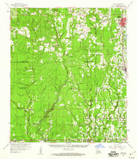 Amite 1959 topographic map thumbnail