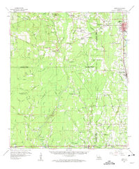 Amite 1959 topographic map thumbnail