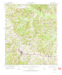 Arcadia 1950 topographic map thumbnail