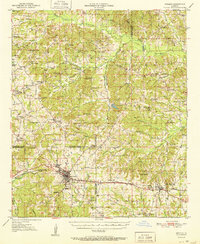 Arcadia 1951 topographic map thumbnail