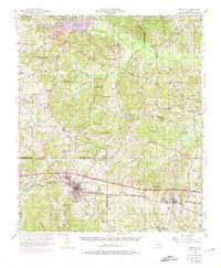 Arcadia 1950 topographic map thumbnail