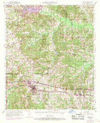 Arcadia 1950 topographic map thumbnail