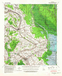 Arnaudville 1940 topographic map thumbnail