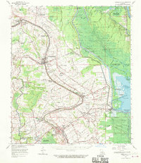 Arnaudville 1963 topographic map thumbnail