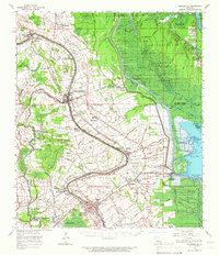 Arnaudville 1963 topographic map thumbnail