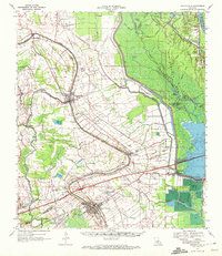 Arnaudville 1970 topographic map thumbnail